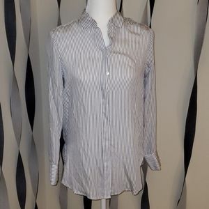 Button down striped shirt